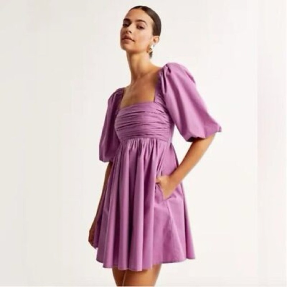 Abercrombie & Fitch puff sleeve dress